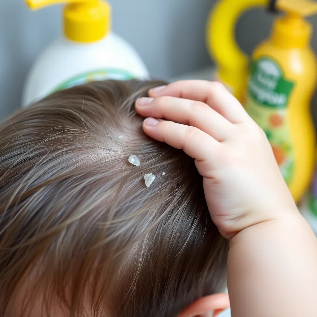 Czy strupki na głowie u dziecka to objaw alergii?