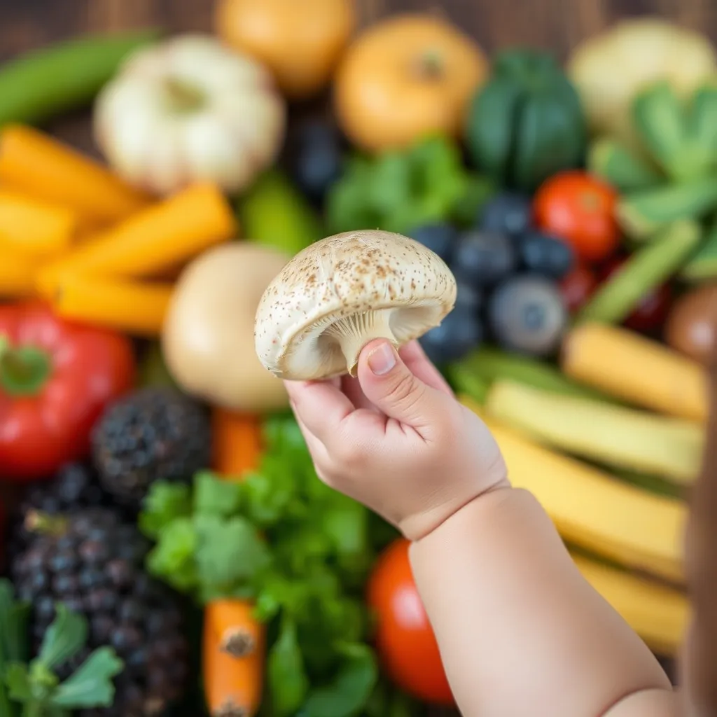 Od kiedy dziecko może jeść pieczarki – wprowadzanie nowych smaków